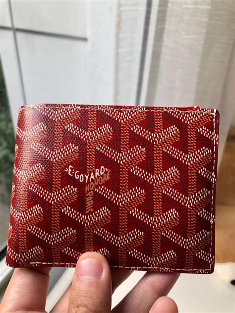 goyard billfold|goyard wallet price list.